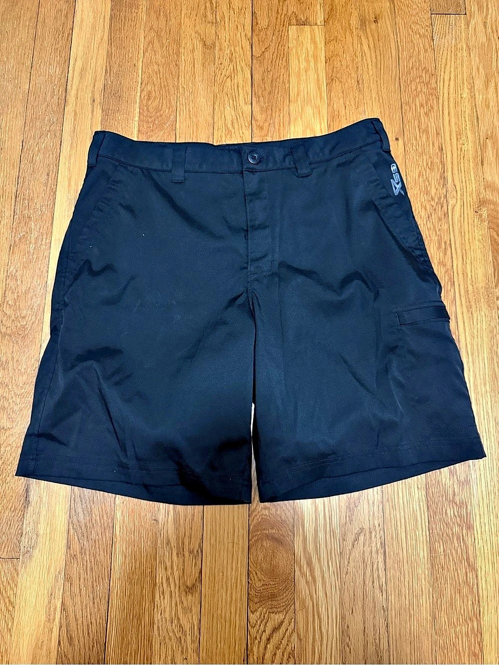 GSX Gander Mountain Performance Men's Flat Front Shorts Waist 34 Black